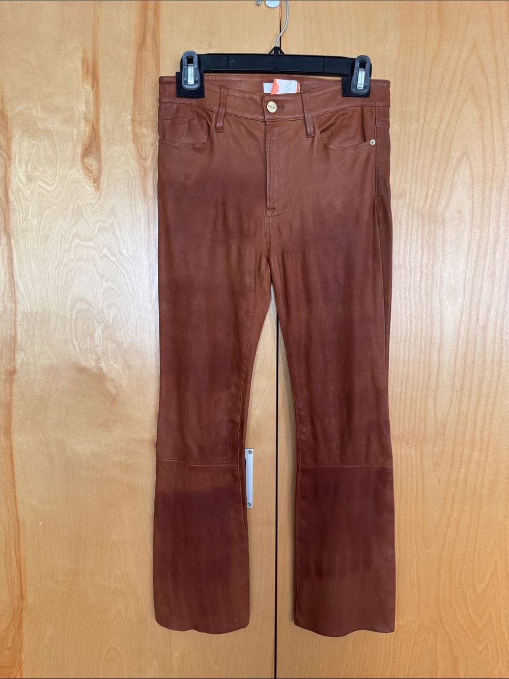 Frame Lamb Leather Pants